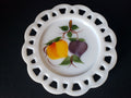 Vintage Westmoreland Peach Plum Motif Milk Glass Wall Plate (lot 2188)