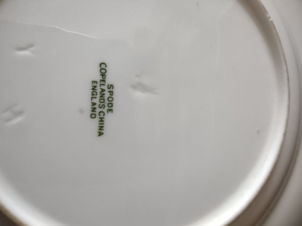 Vintage Copeland Spode Bread Butter Plate Bone China Bowpot Grey (Lot 5773)