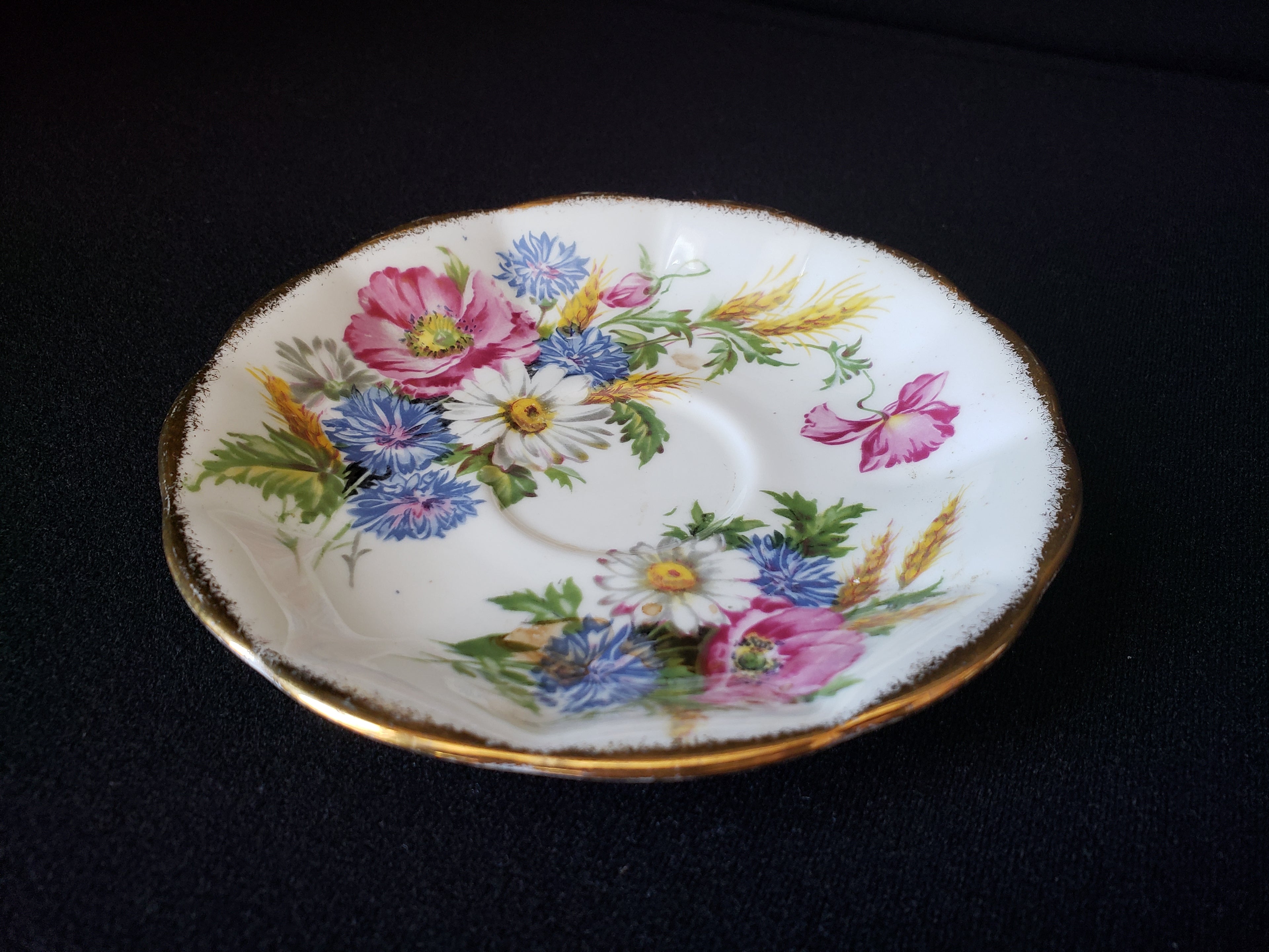 Vintage Royal Albert Harvest Bouquet Saucer ONLY (lot 2040)