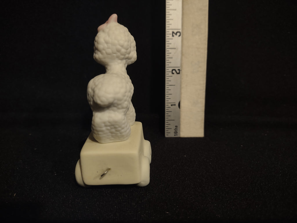 Precious Moments Birthday Train Year #1 Lamb Porcelain (lot 2556c)