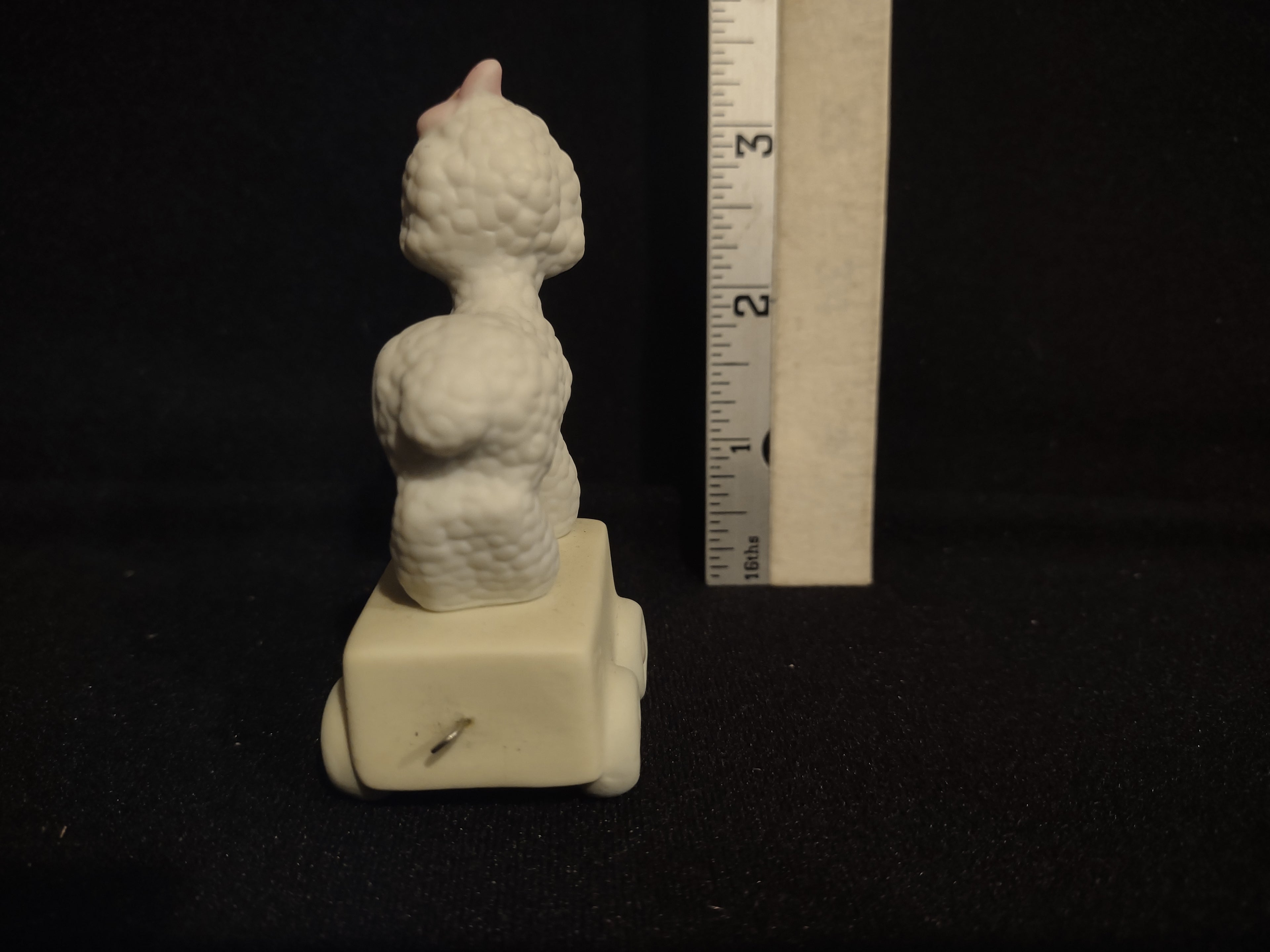 Precious Moments Birthday Train Year #1 Lamb Porcelain (lot 2556c)