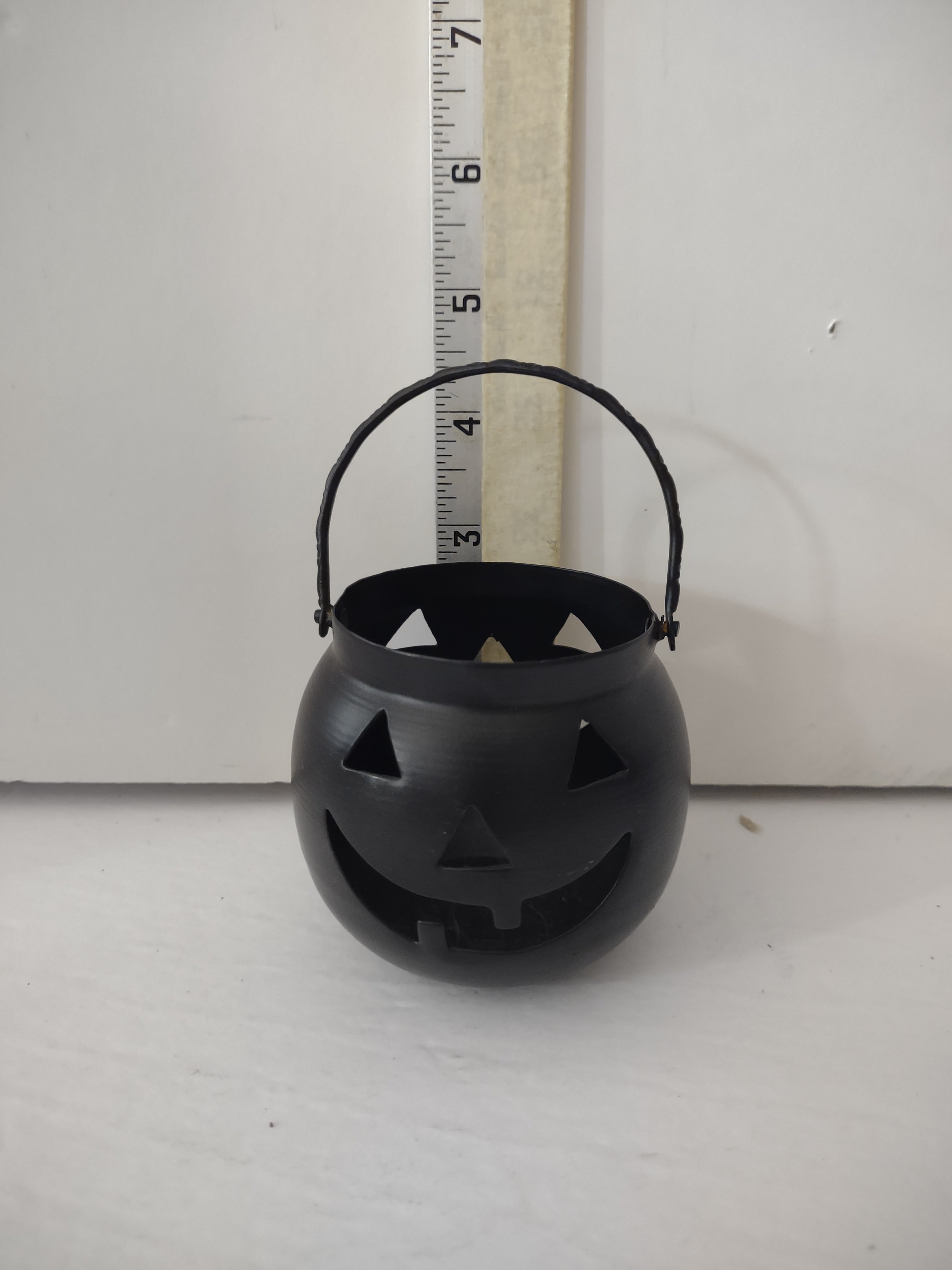 Halloween 31" Yard Stakes LED Light Metal Lantern Witch Boo Pumpkin Cat (Lot3605