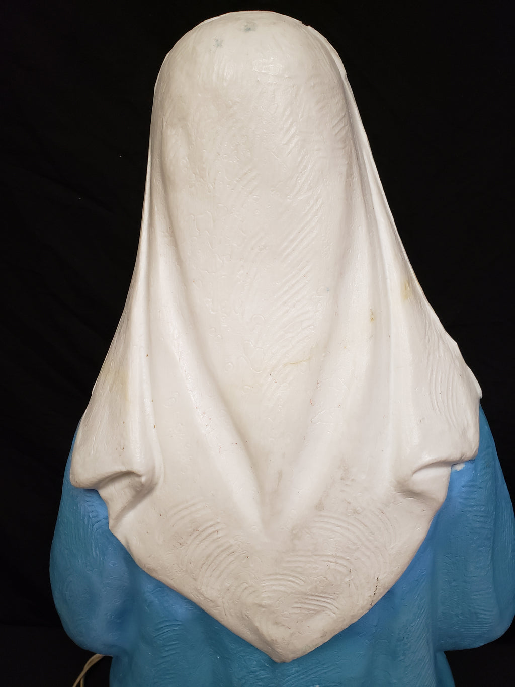 Vintage Christmas Outdoor Blow Mold Nativity Mary Figurine 32" (lot 2242)