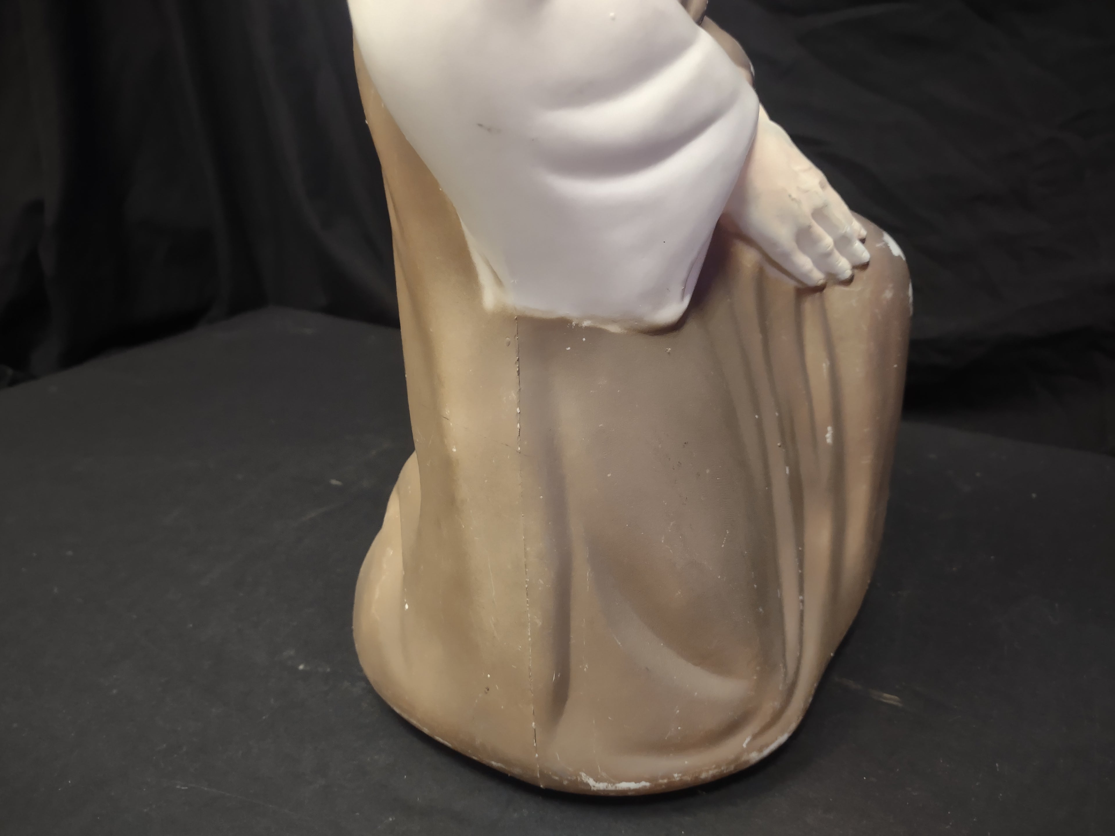 Vintage Blow Mold Christmas Nativity Brown NO LIGHT Joseph 18" (lot 2276)