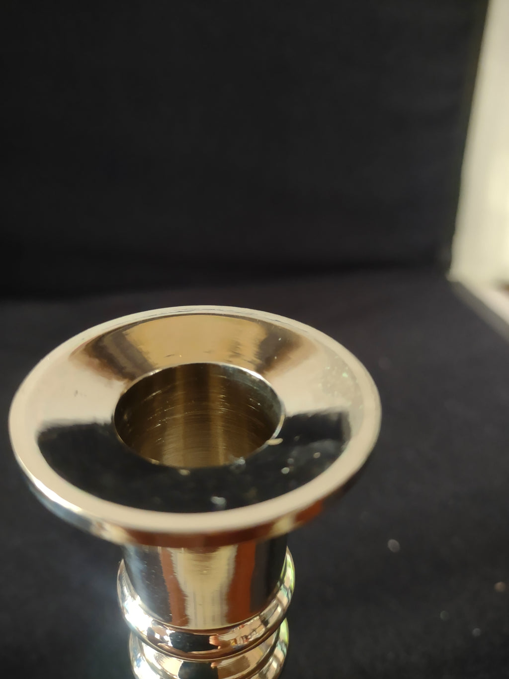 Vintage Silvertone Taper Candlestick Holder Adjusted 3.5 to 7 In. X 2 (Lot 4203)