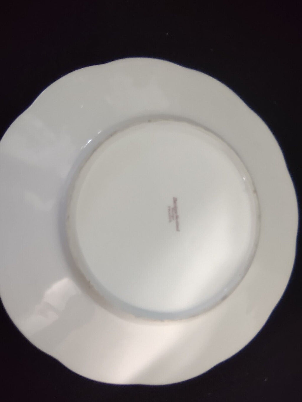 6 x Haviland Limoges France Gold Trim Pheasant 8-1/2" Luncheon Plate (lot 699)