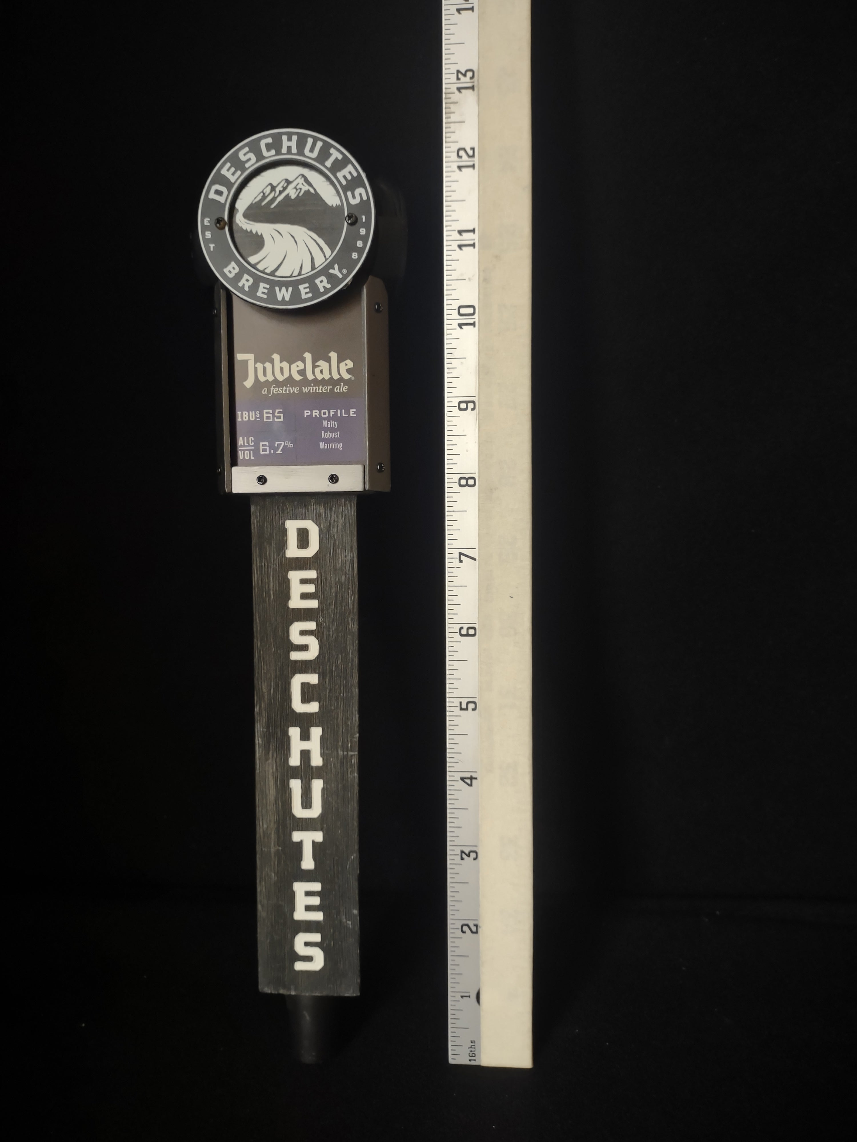 Vintage Collectible Deschutes Brewery Beer Tap Handle (lot 1727)