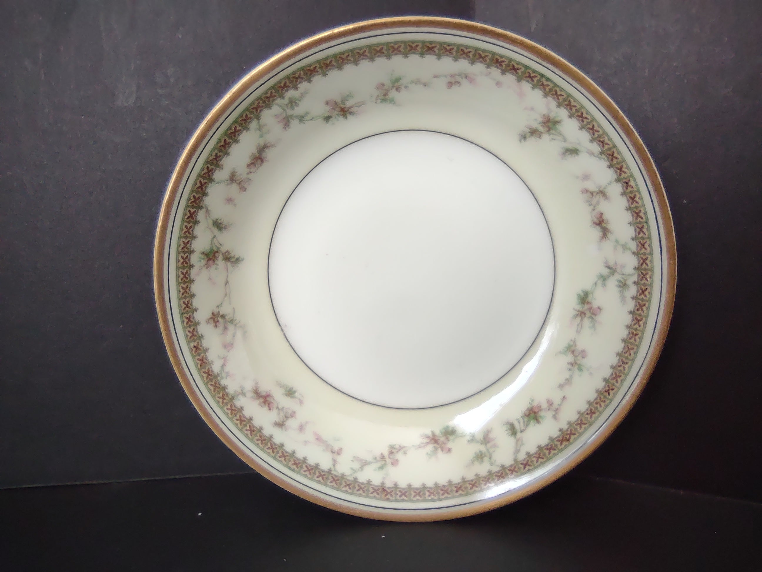 Haviland Limoges Small Bowl 5" Gold Trim French Chic (lot 989)