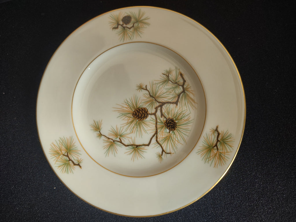 Vintage Lenox Pine W-331 Dessert or Bread Plate 6-1/4" (lot 1866)