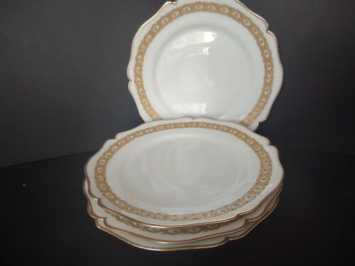 lot 769 Wm. Guerin for M. Green Gold Trim 4 x Dessert Plate