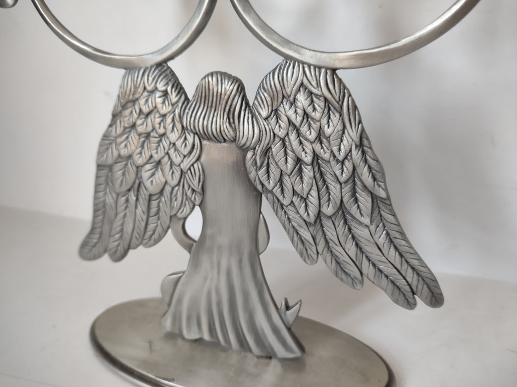 Home for the Holidays Christmas Candelabra Angel Candleholder (lot 2952c)