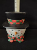 Christmas Winter Yankee Candle Snowman Head Tealight Tart Warmer (Lot 4029)