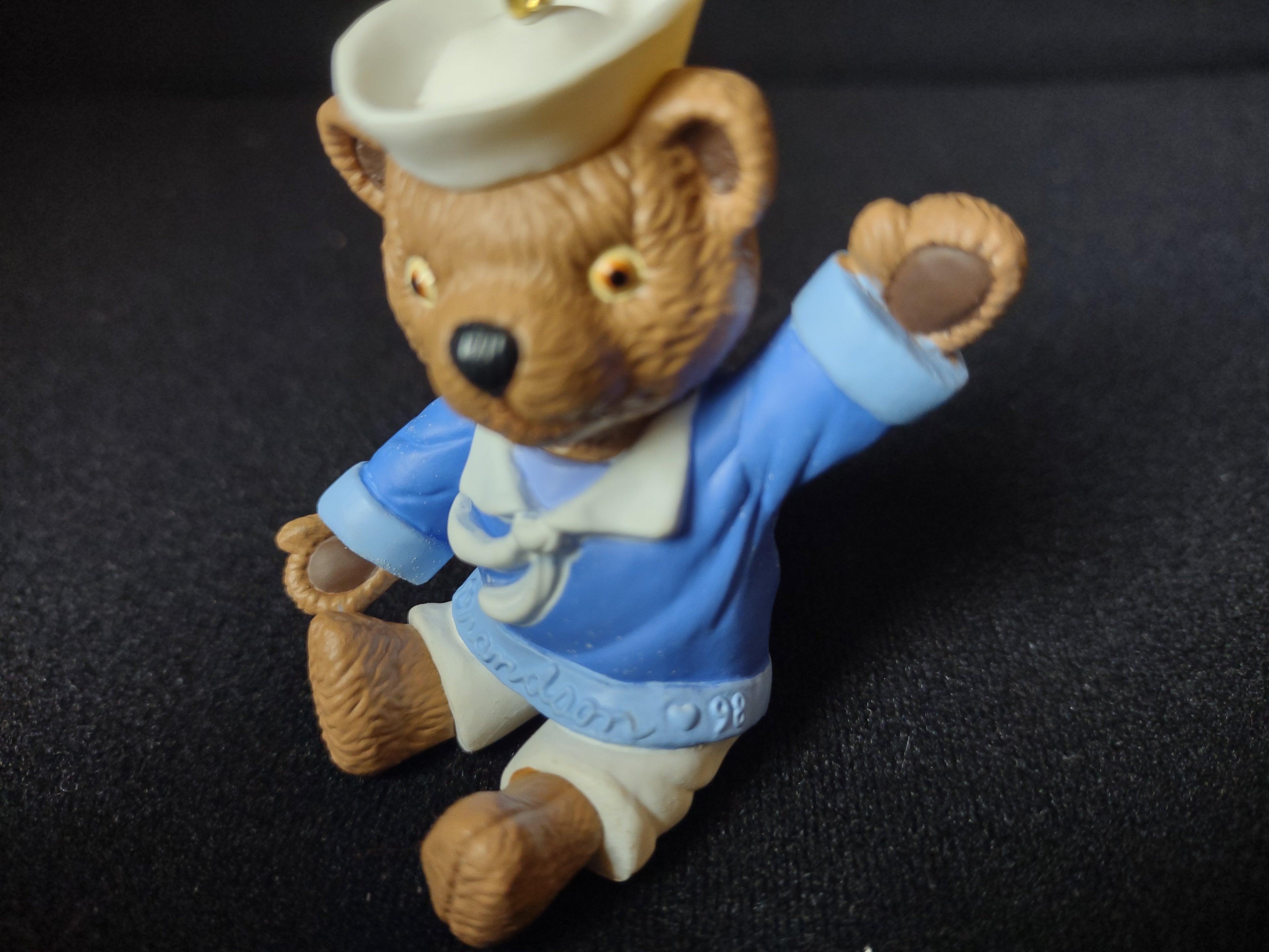 Vintage Hallmark Keepsake Ornament 1998 Grandson Teddy Bear (lot 1604)
