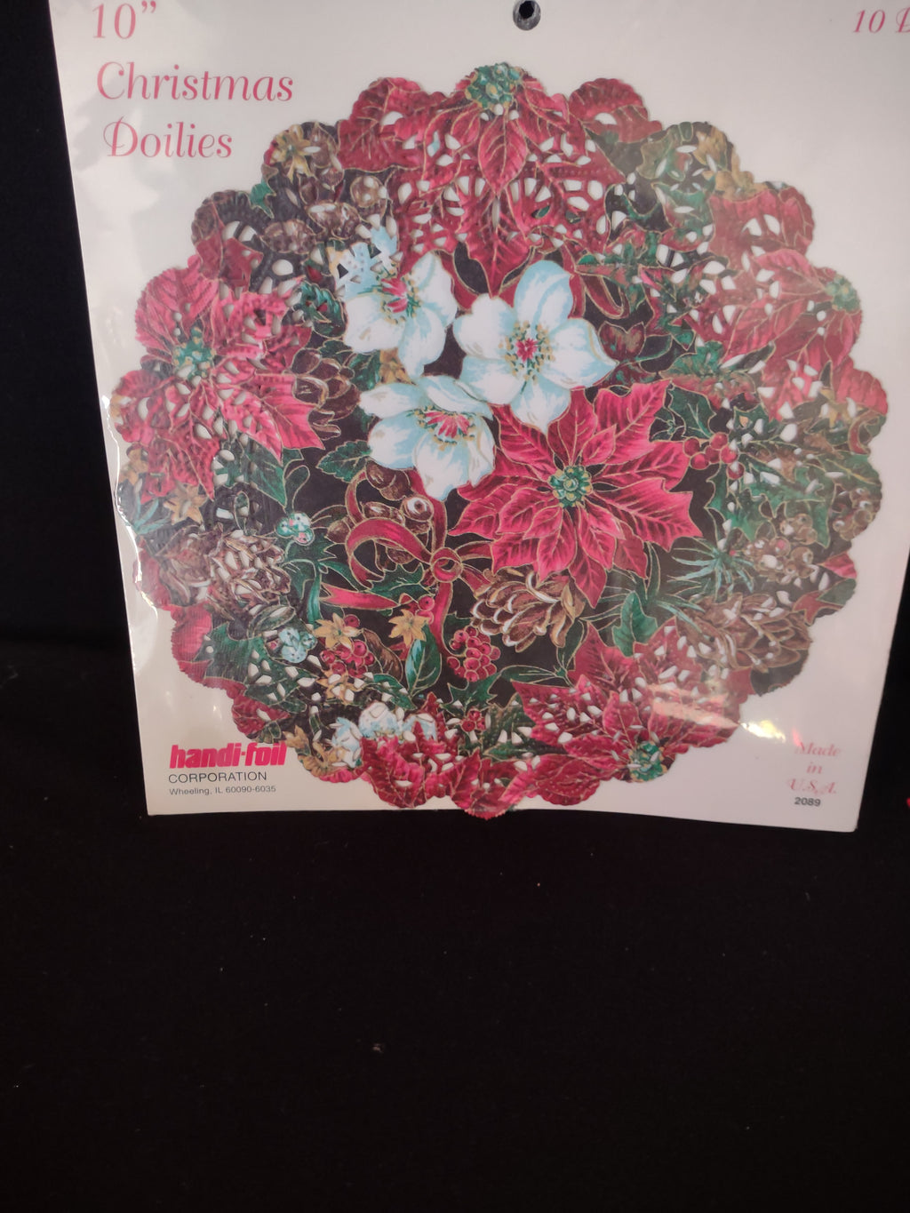 Christmas 10" Paper Lace Doilies Crafts Table Decor Assorted Prints X 3 (Lot4321
