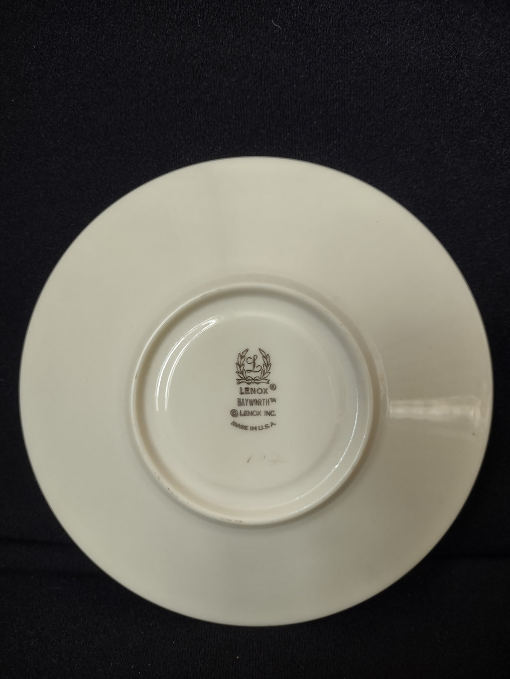 Vintage Lenox Hayworth Saucer ONLY (lot 1884)