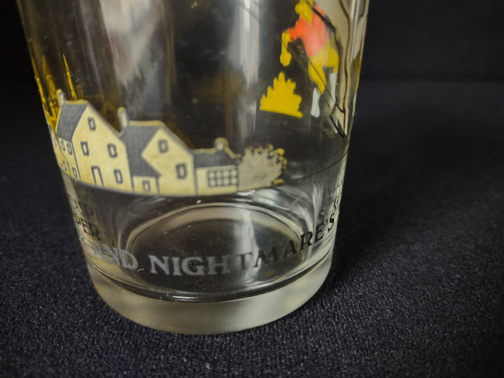 Drinking Glass Casper and Nightmare's Midnight Ride Arbys (lot 1540)