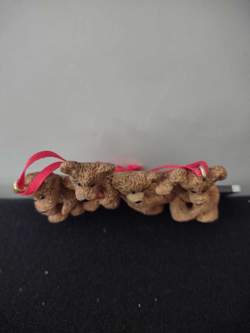 Hershey's Chocolate Christmas Ornament 4 Bears Candy Bar (Lot 4175)