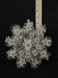 Vintage Lighted Tinsel Snowflake Wall Window Hanging (Lot 3685)