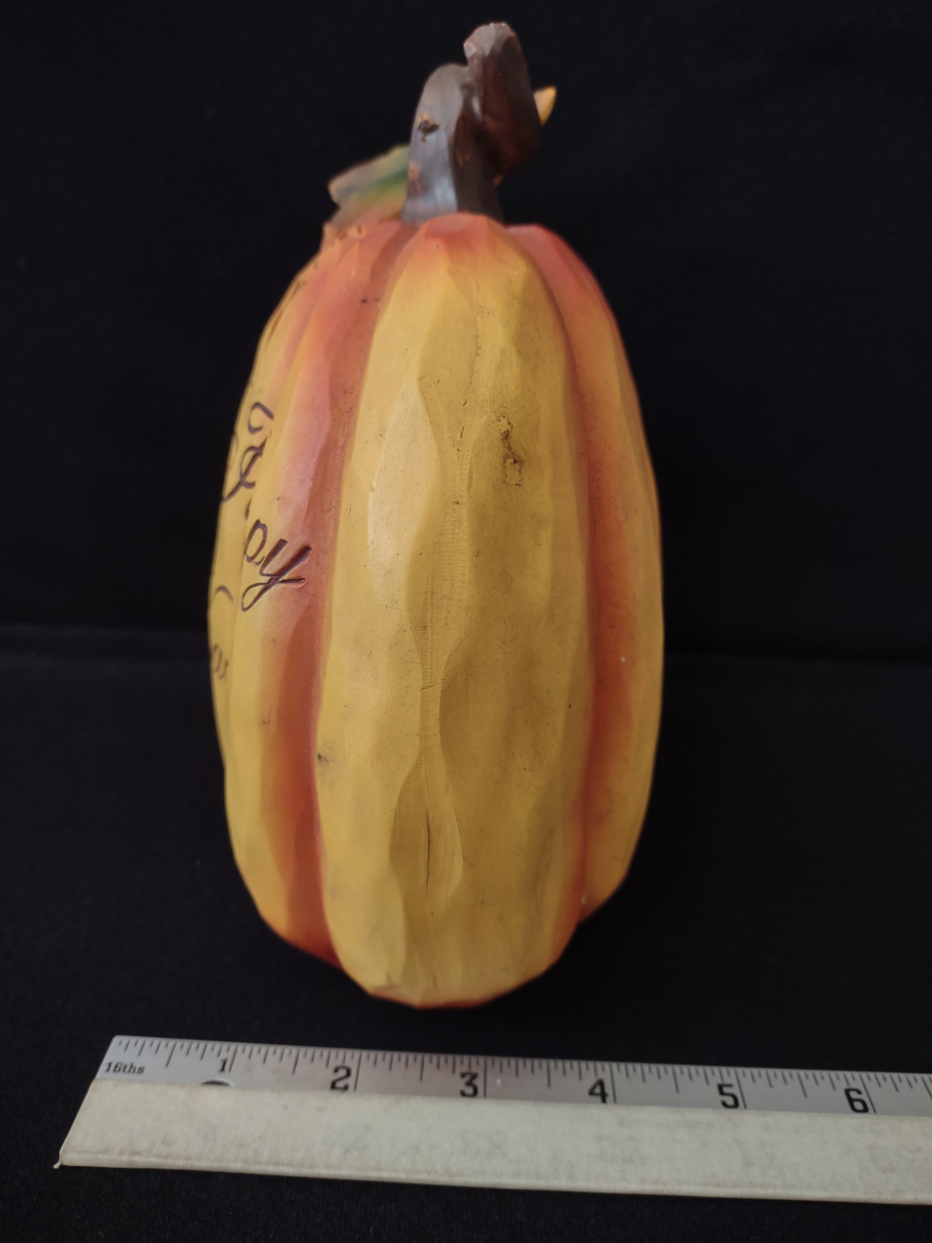 Thanksgiving/Harvest Ceramic Welcome Pumpkin X 2 (Lot 3119)