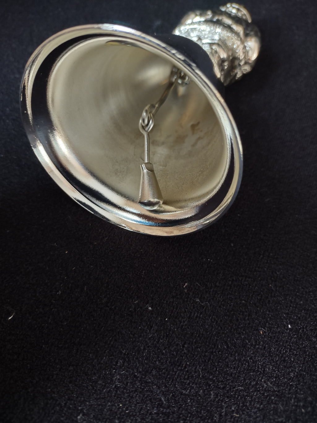 Christmas Santa Bell Silver-Plated St. Nicholas Square 2007 (lot 2515c)