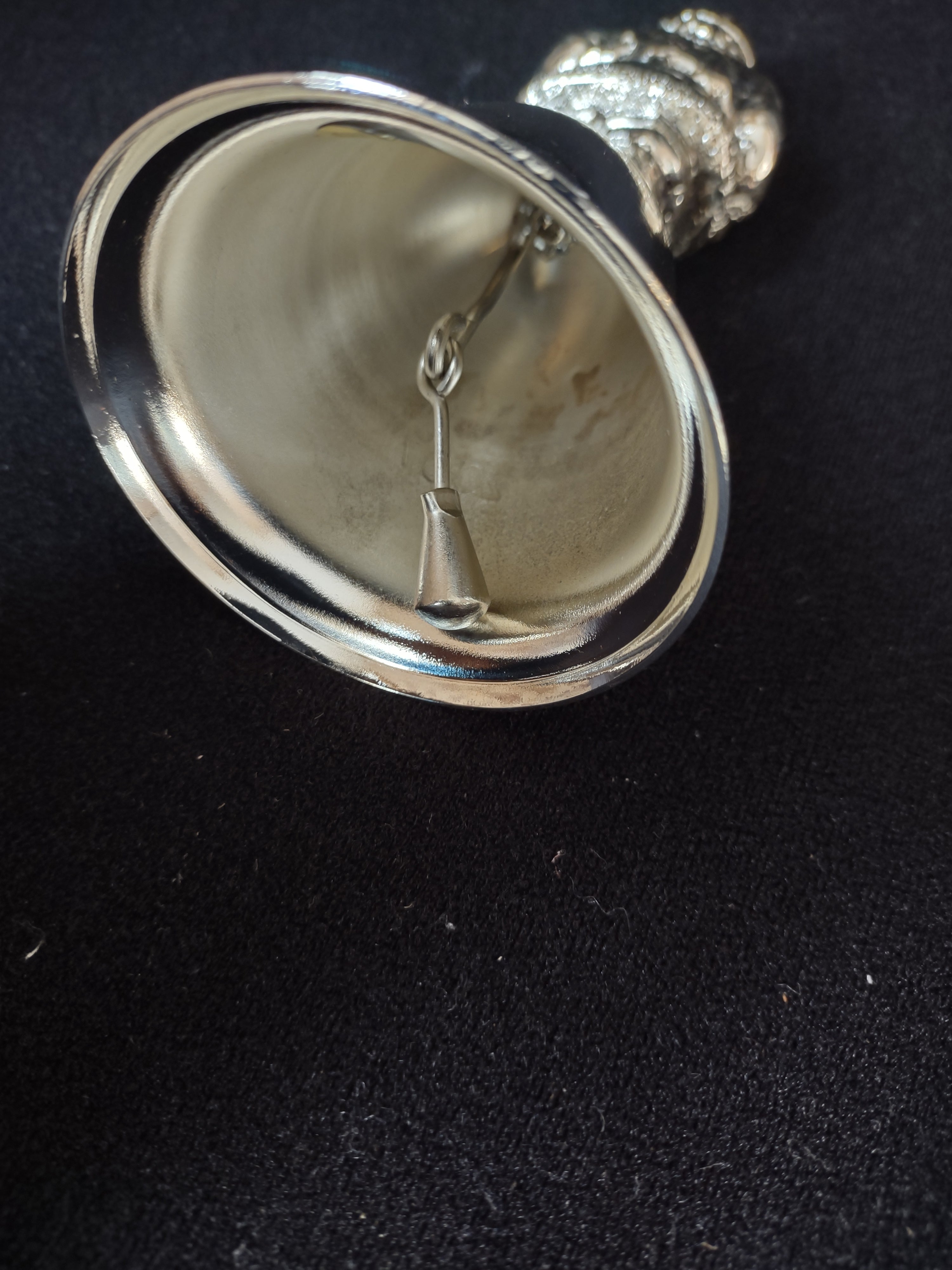 Christmas Santa Bell Silver-Plated St. Nicholas Square 2007 (lot 2515c)