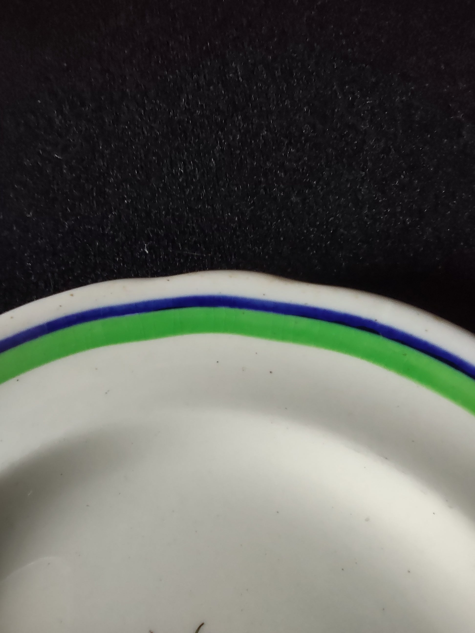 Vintage Copeland Late Spode 5.5" Plates Flower Basket Set Of 3 (Lot 5807)