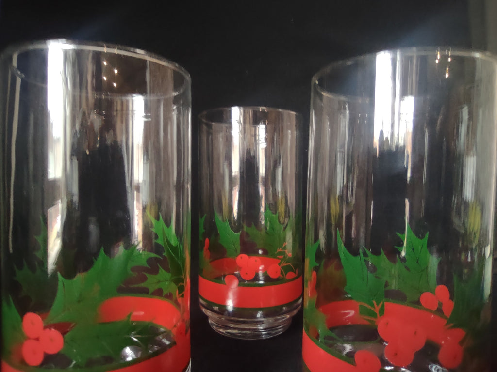 Vintage Set of 3 Libbey Water Dinner Glass (lot 2290)