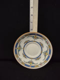 Vintage Minton Princess Saucer Bone China Yellow Blue (Lot 5501)