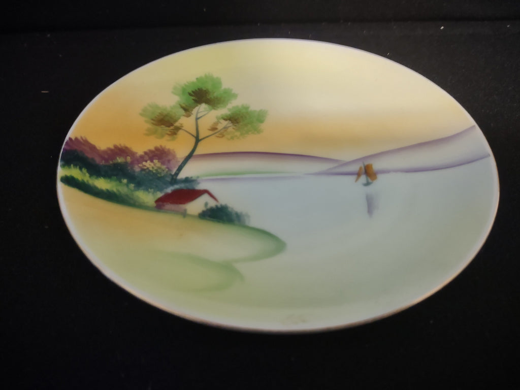 Vintage Collectible Bread & Butter Plate Meito Hand Painted Made in Japan 6" #122