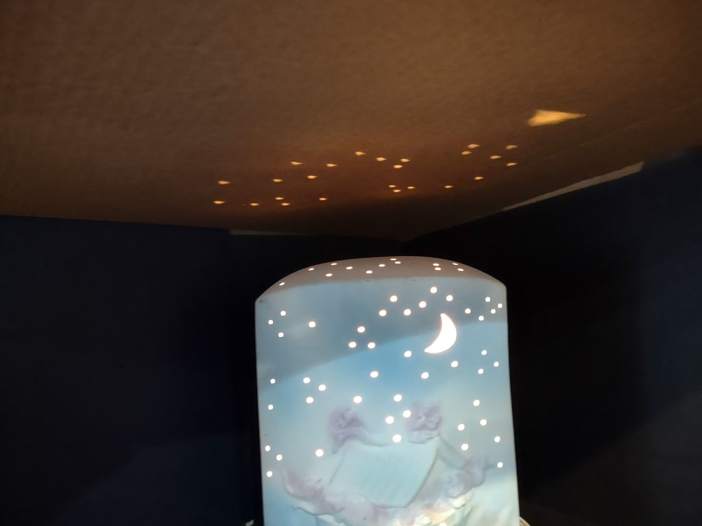 Vintage Starry Nights Lamp Noah's Arch Makes Ceiling like Night Sky (lot 5353)