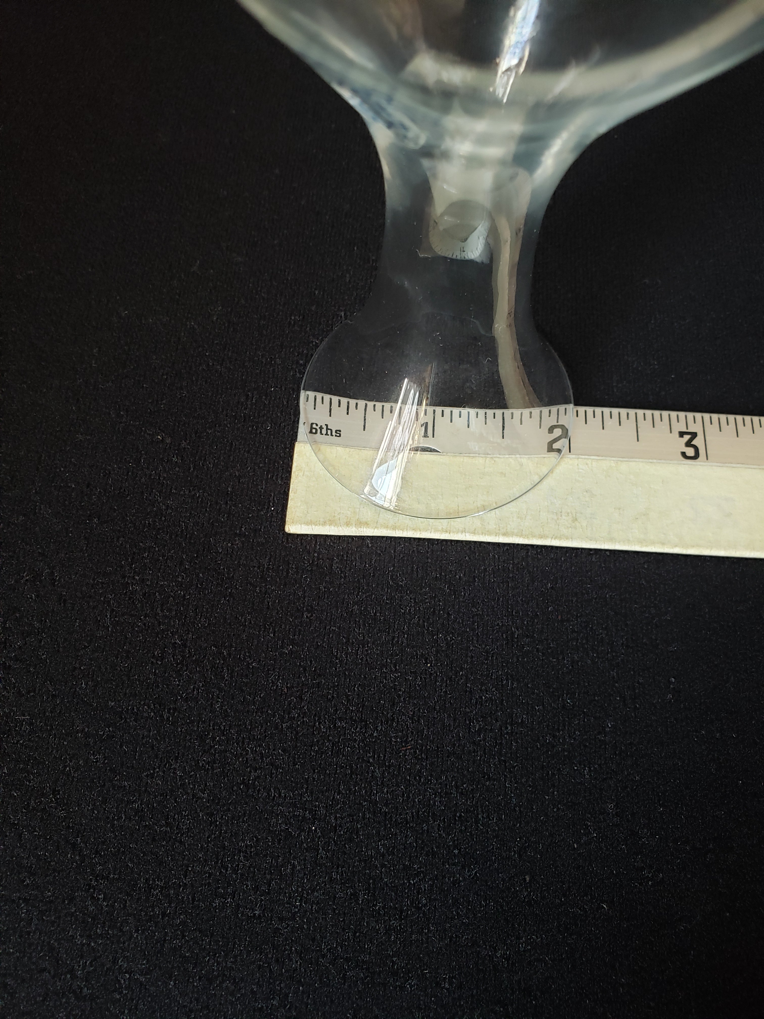 Vintage Crystal Vase Lenox Hand Blown 6-1/2" (lot 2051)