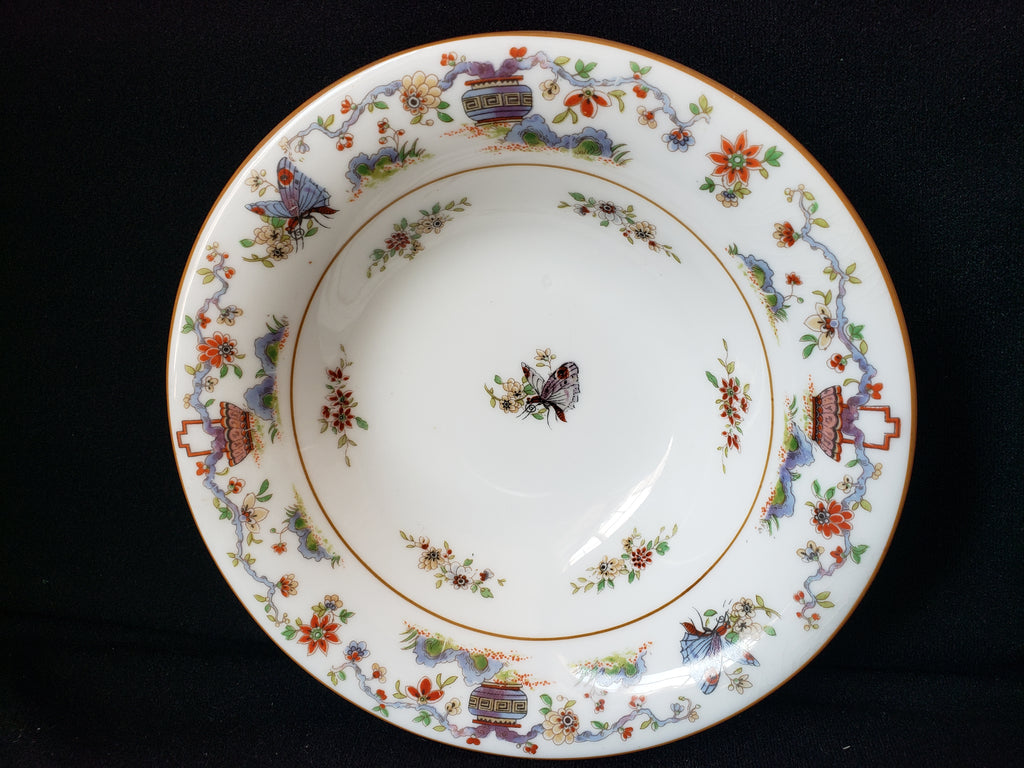 Vintage Royal Worcester Higgins Seiter Butterfly Bowl 6-3/4" (lot 2119)