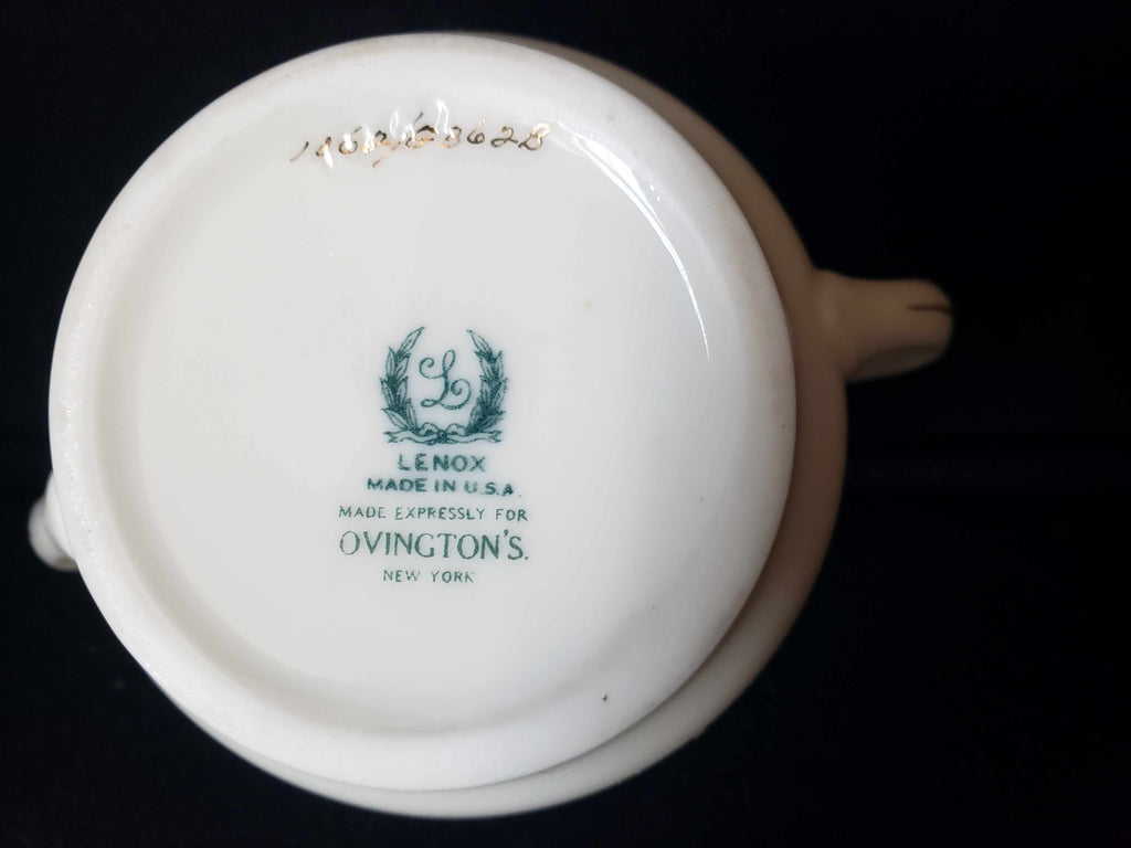 Vintage Lenox Ovington's Sugar Bowl NO LID (lot 1949)
