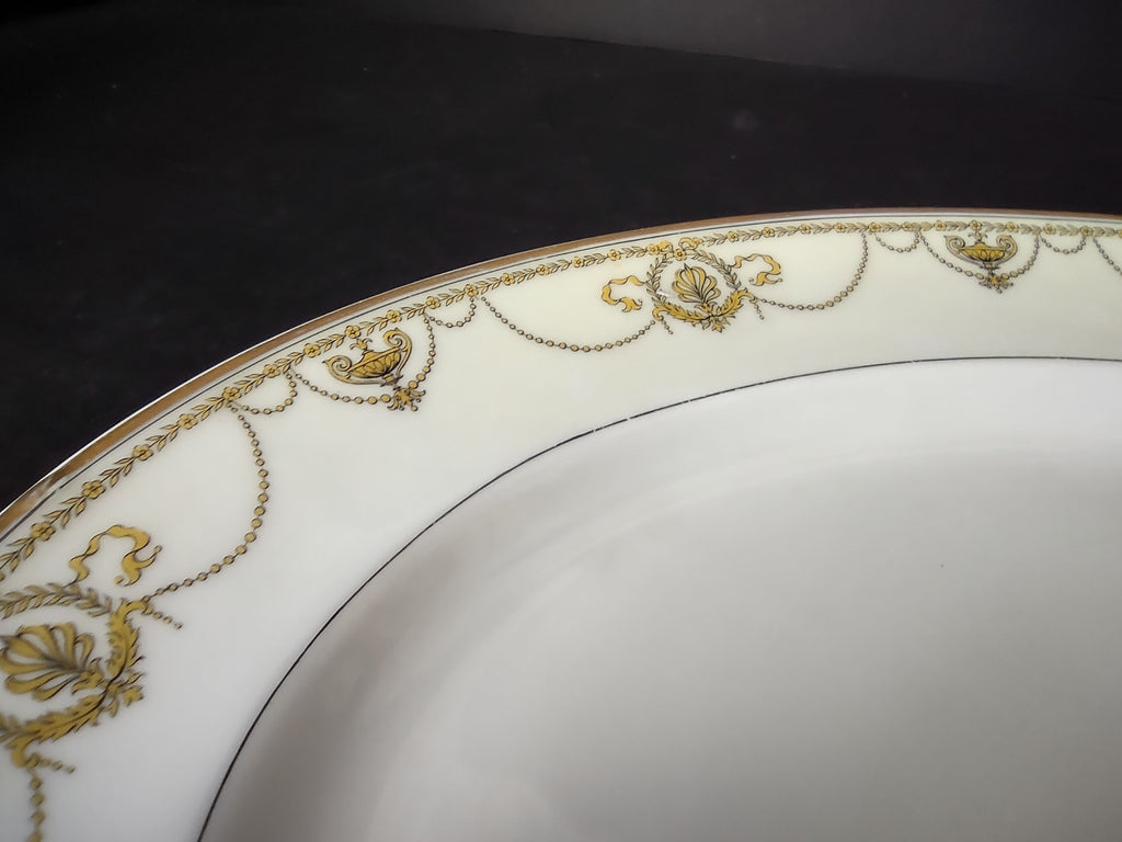 Haviland Limoges Pilgrin Eugenie Serving Platter Yellow Laurel Swag (lot 944)
