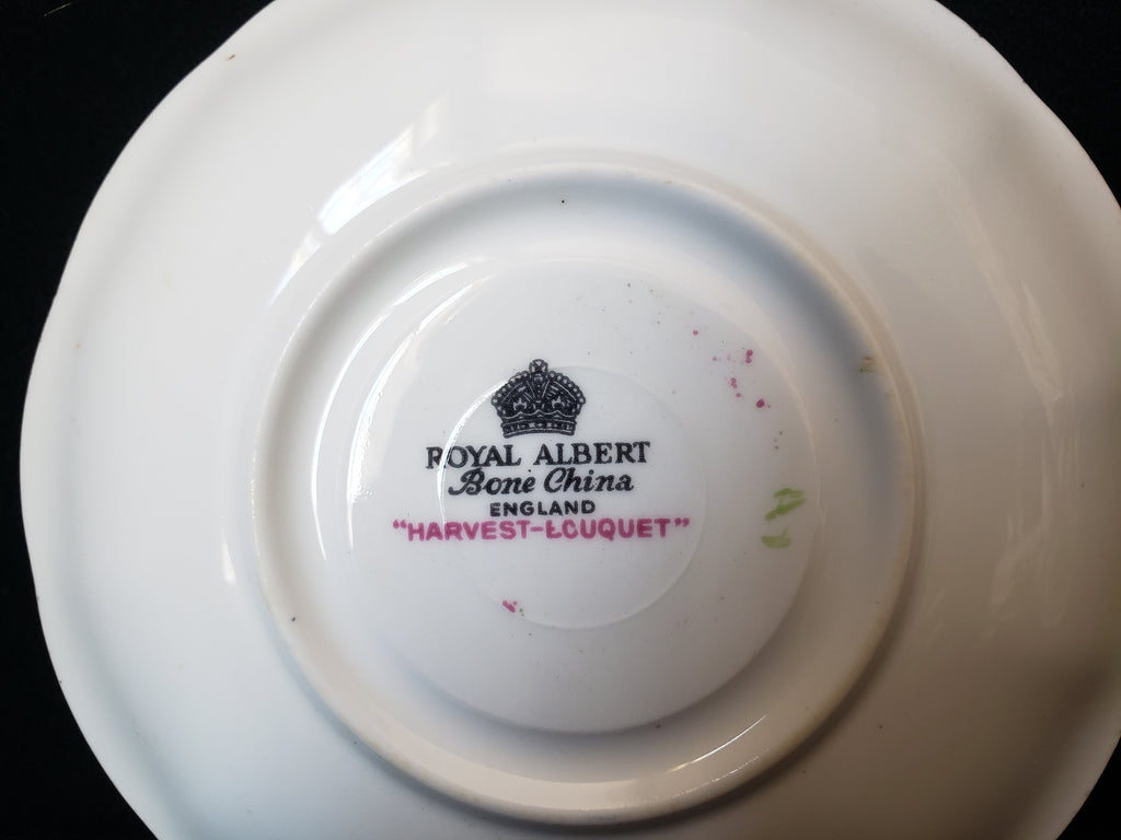 Vintage Royal Albert Harvest Bouquet Saucer ONLY (lot 2040)