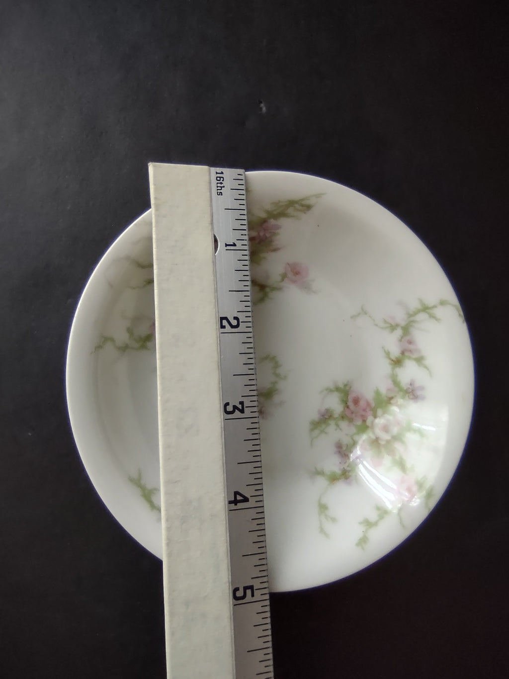Haviland Limoges 5 x Small Bowl 5" Pink White Cabbage Rose Moss (lot 908)