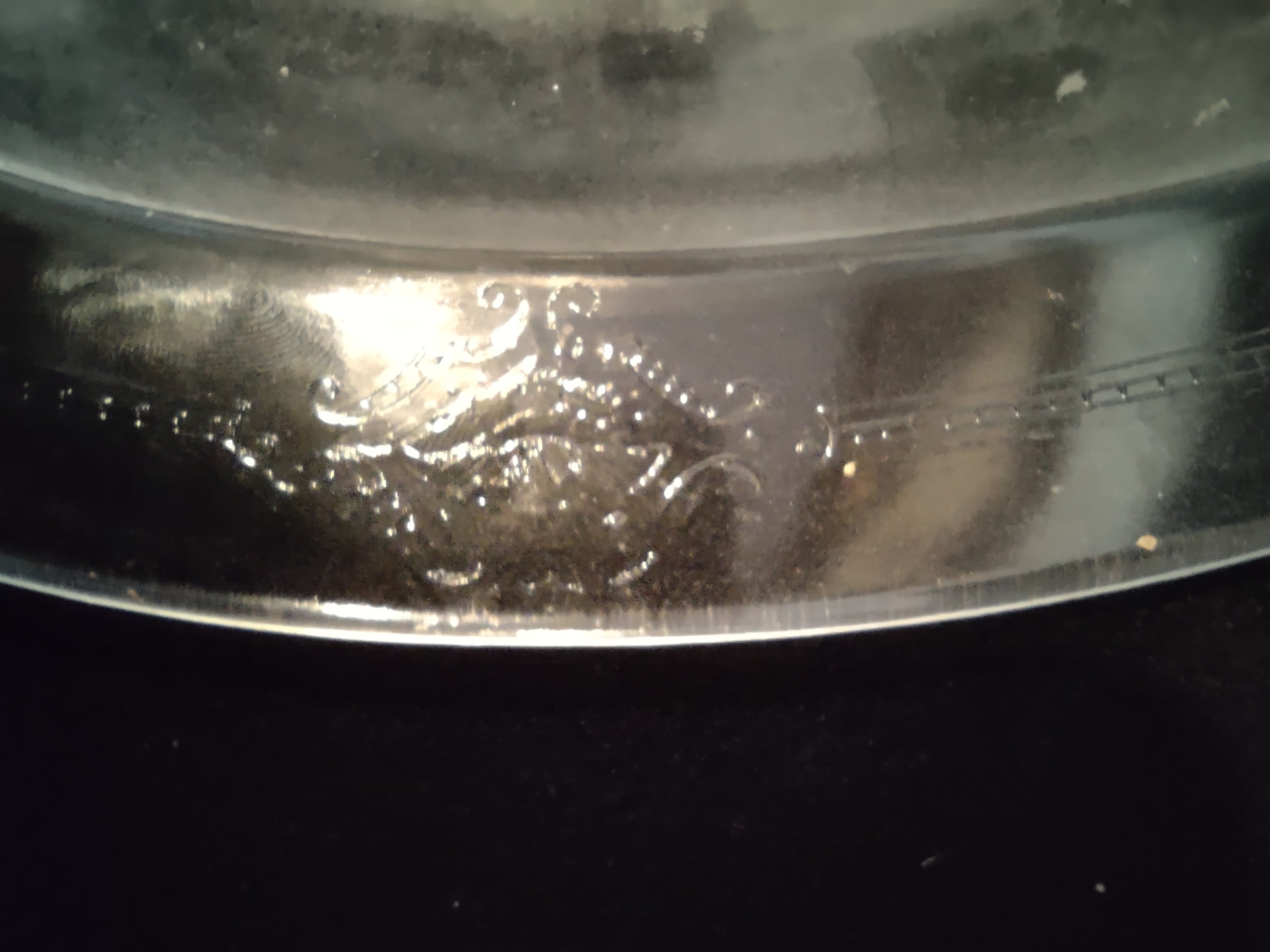 Vintage Glasbake Oval Serving Tray Clear Glass 15"x11" (lot 3244)