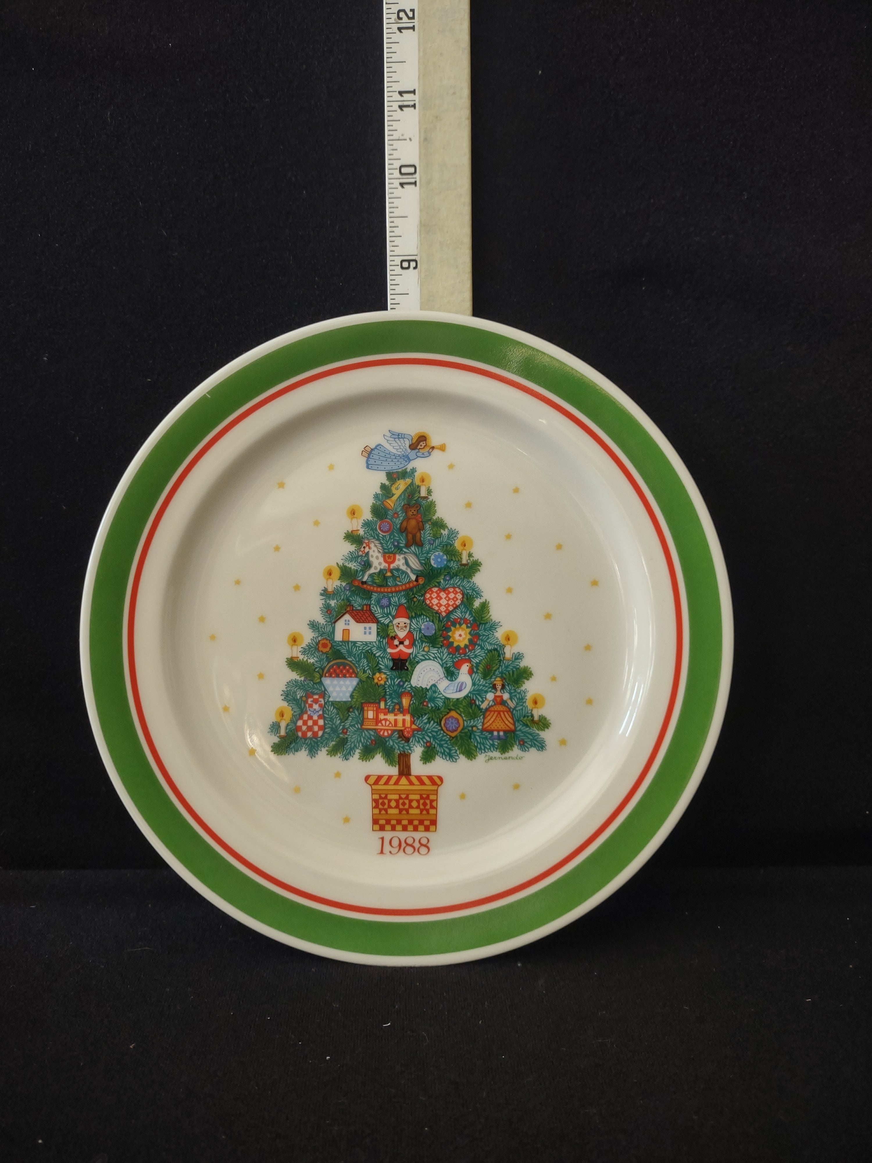Vintage 1988 Hallmark Country Christmas Trees Of Christmas Series (Lot 3279)