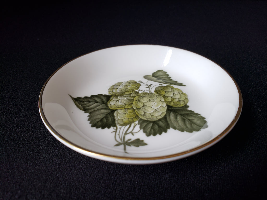 Vintage Royal Worcester Hop Mathon Small Dish 3-7/8" (lot 2089)