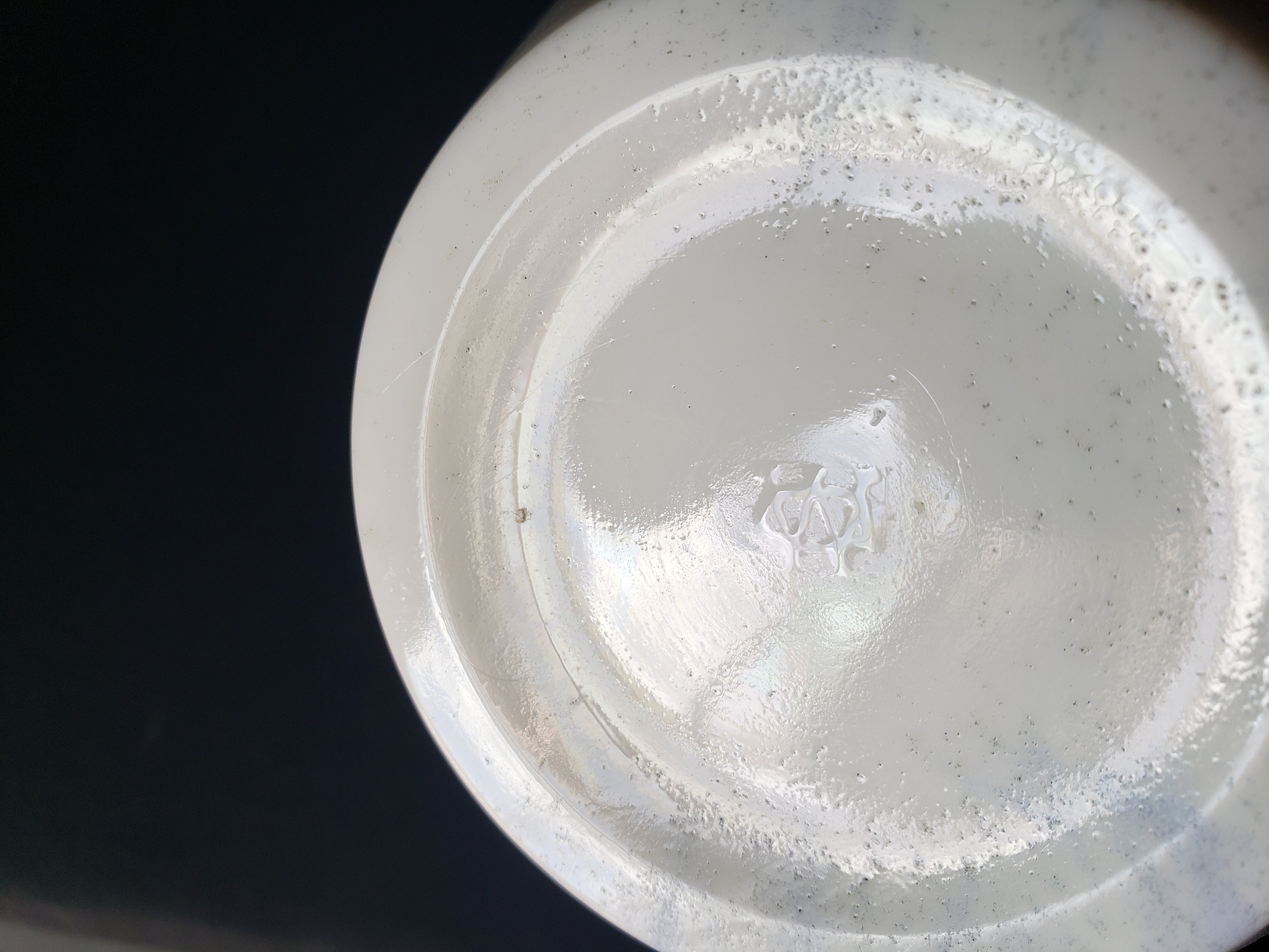 Vintage Westmoreland Milk Glass Vase 7-1/4" (lot 2222)