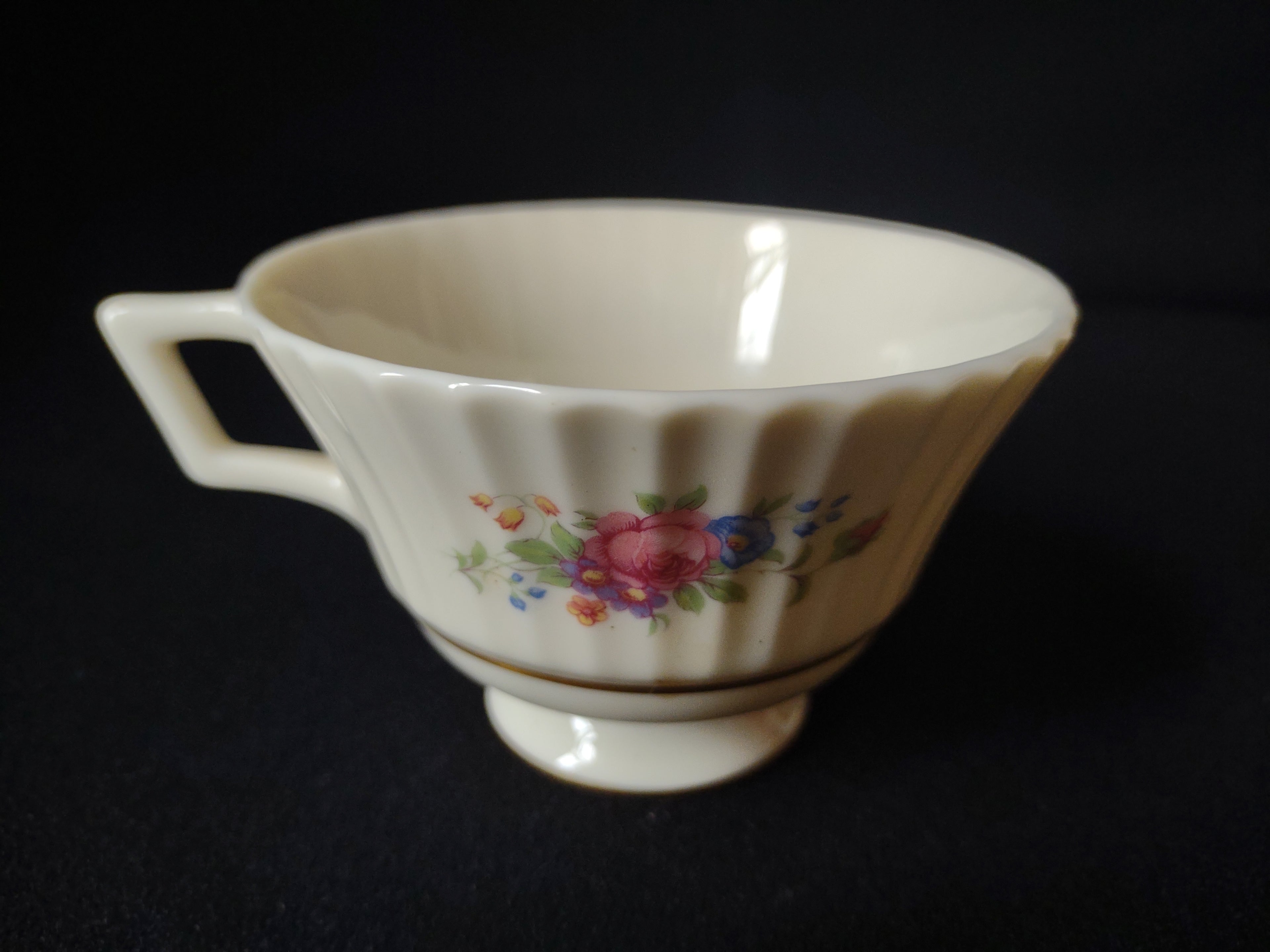 Vintage Lenox Pavlova Tea Cup ONLY Gold Stamp (lot 1842)