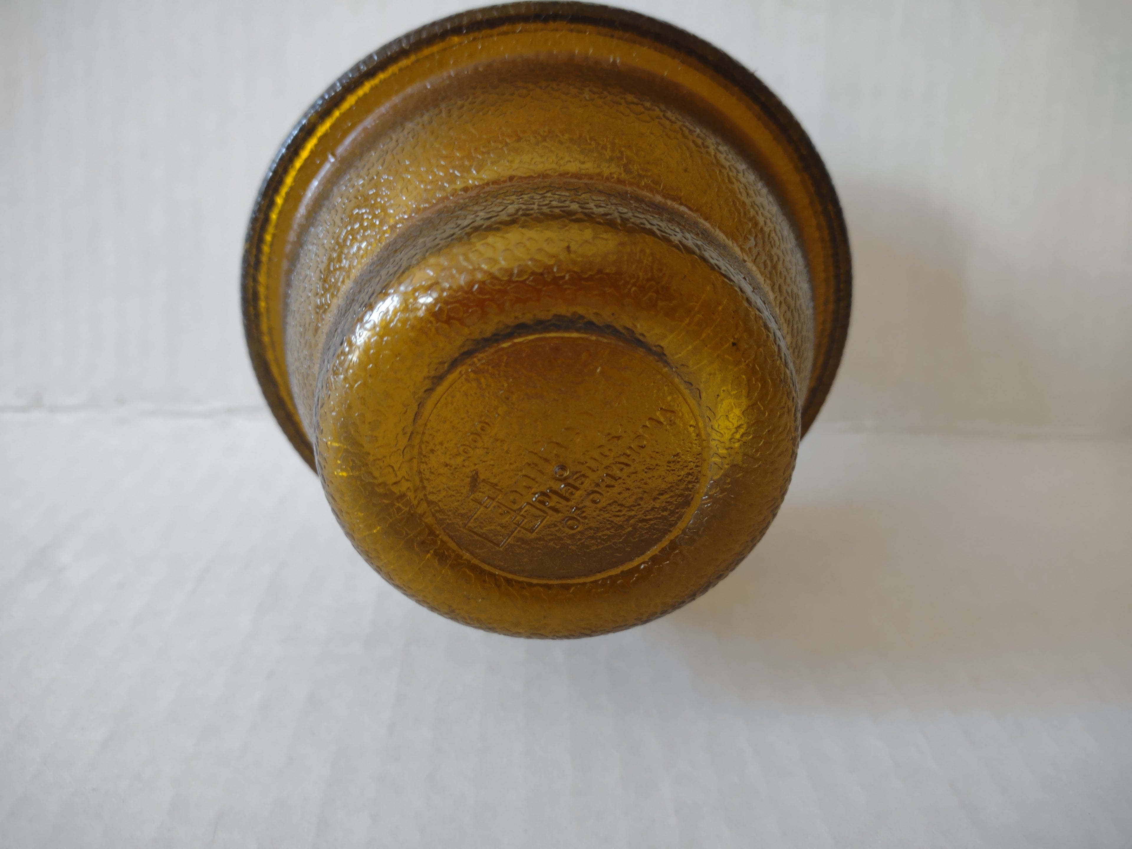 Vintage Hottle Carafe Plastic Sanka NO Lid Orange (lot 5256)