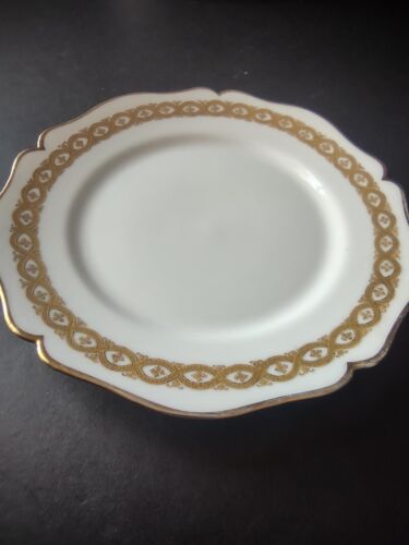 lot 769 Wm. Guerin for M. Green Gold Trim 4 x Dessert Plate