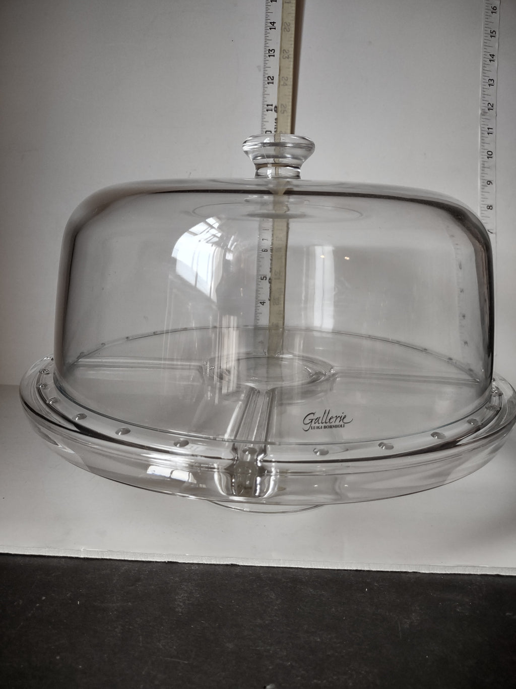 Luigi Bormioli Cake Platter Dome Cover Chip n' Dip Punch Bowl (lot 3026t)