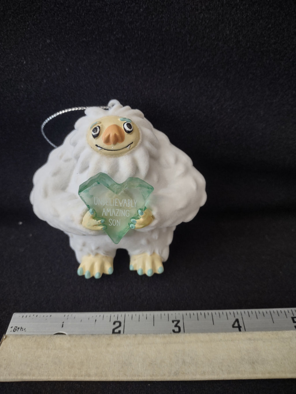 Christmas Heirloom Unbelievable Son Ornament Abominable Snowman (Lot 4127)