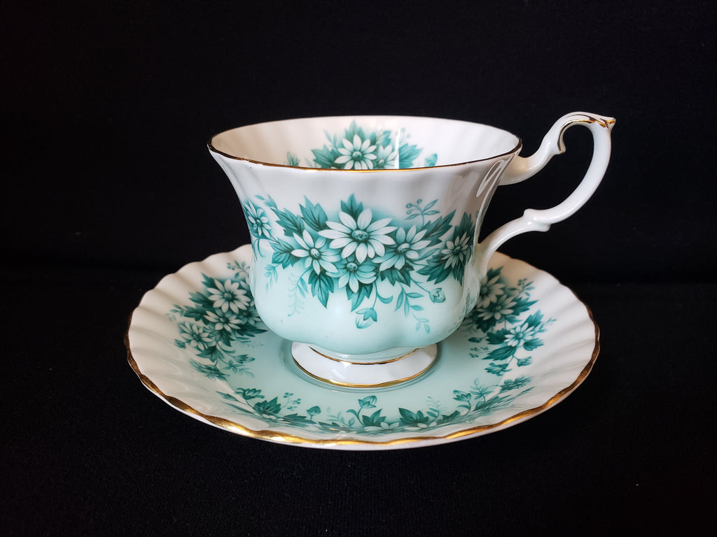 Vintage Royal Albert Melody Series Nocturne Tea Cup with Saucer (lot 2033)