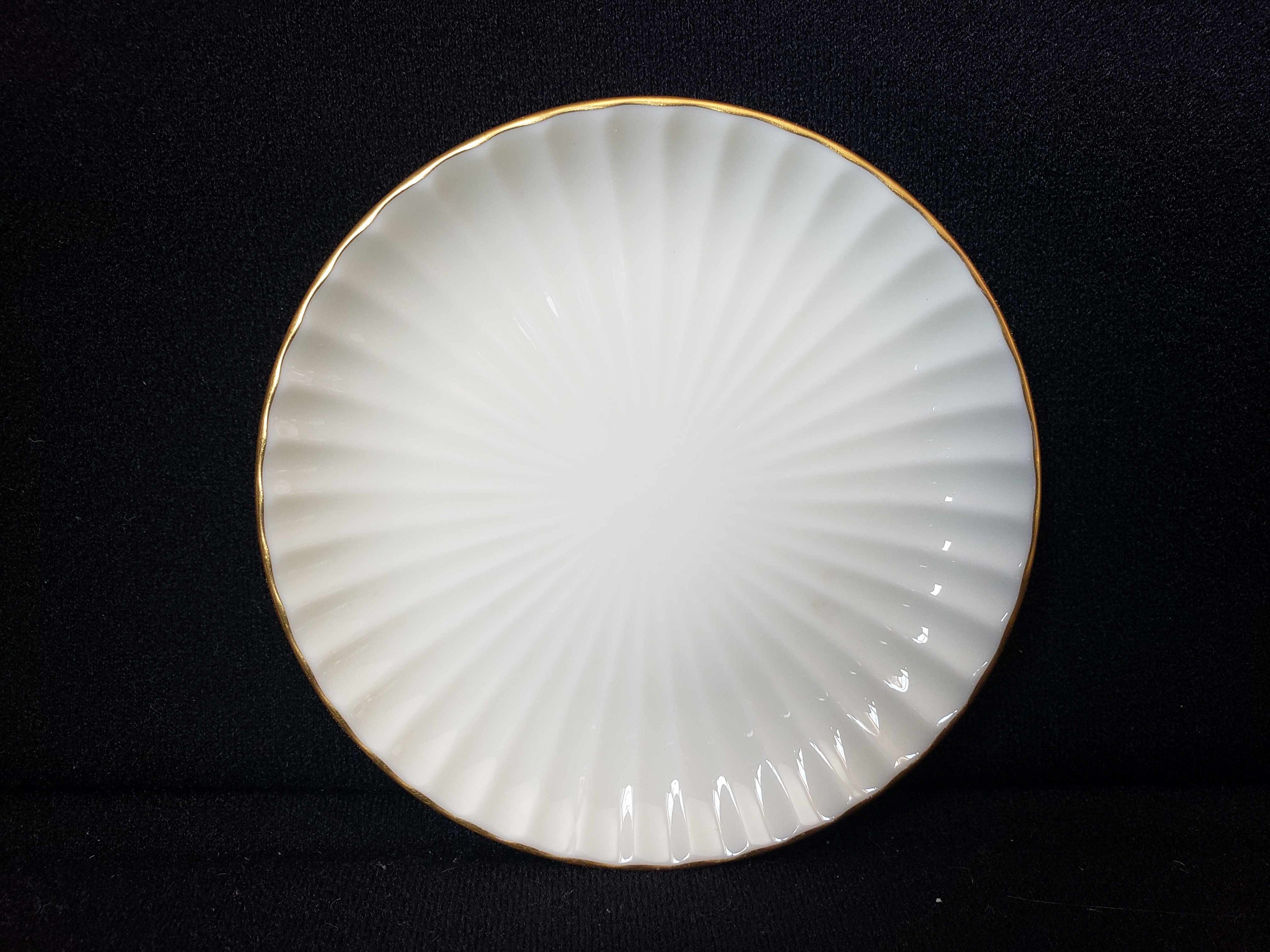 Vintage Lenox Coaster Gold Trim 4" (lot 1945)