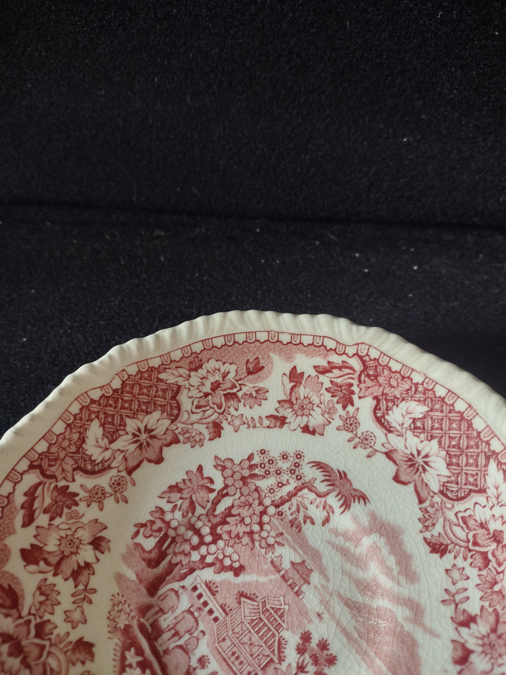Vintage Wood Sons Teacup Saucer Seaforth Pink IMPERFECT (Lot 5679)