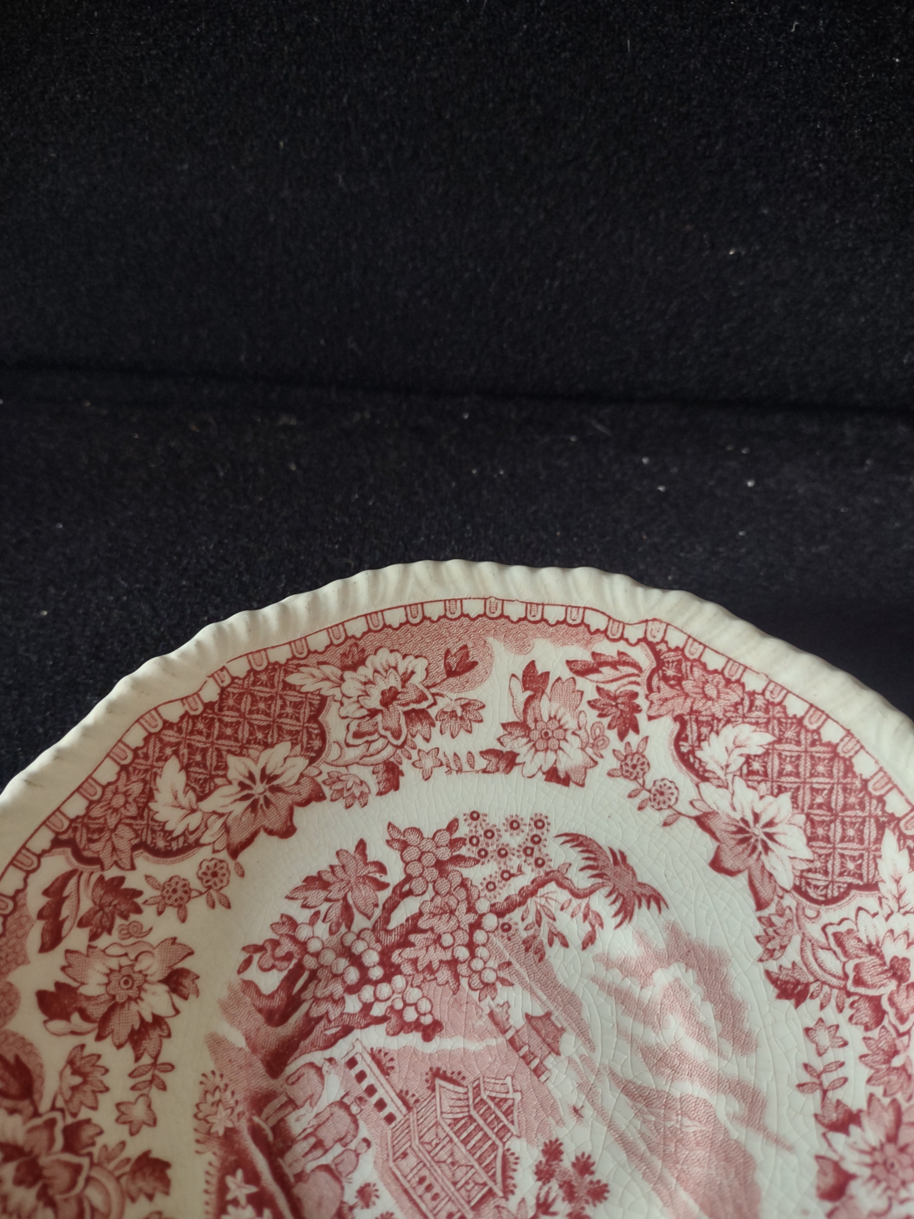 Vintage Wood Sons Teacup Saucer Seaforth Pink IMPERFECT (Lot 5679)