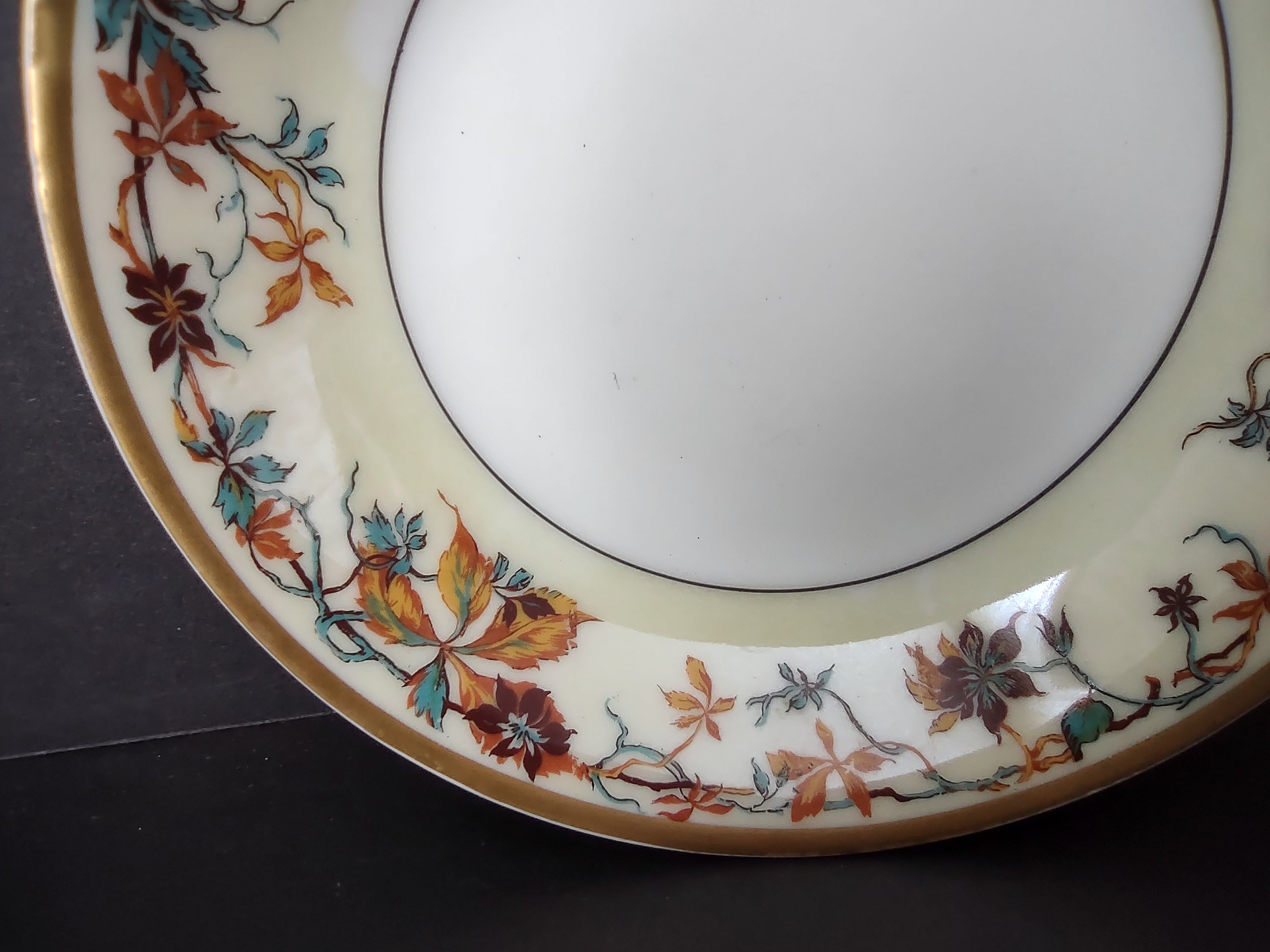 Haviland France Limoges Small Bowl Dish Thanksgiving Louvain 5" (lot 978)